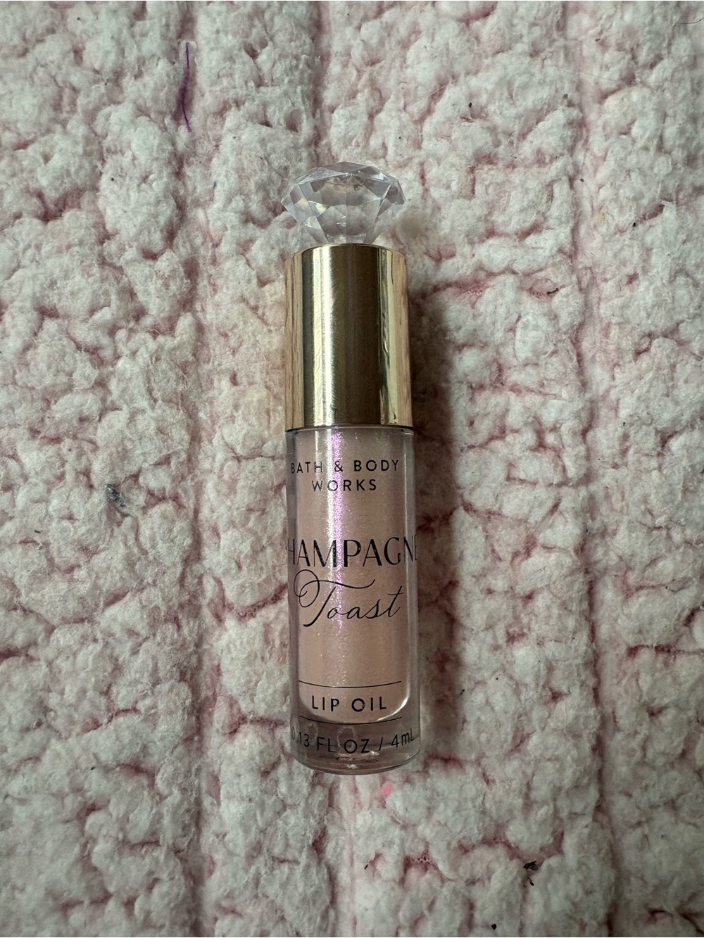 Bath & Body Works Champagne Toast Lip Oil — Shimmery Pink